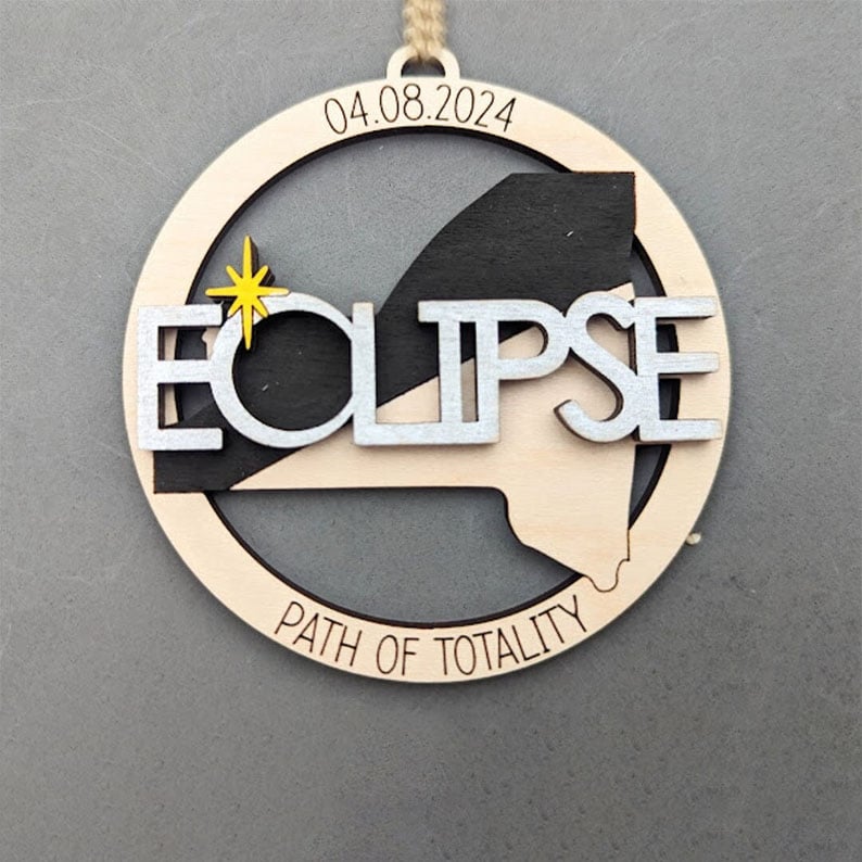 Solar Eclipse 2024 Ornament