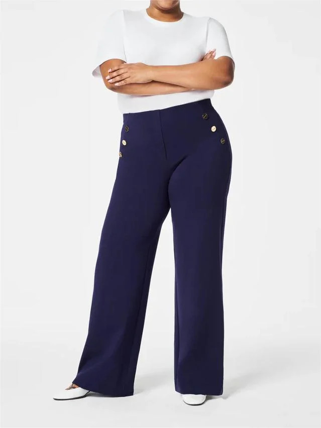 🔥Last Day 70% OFF -Tummy Control Button Wide Leg Pant(BUY 2 FREE SHIPPING)