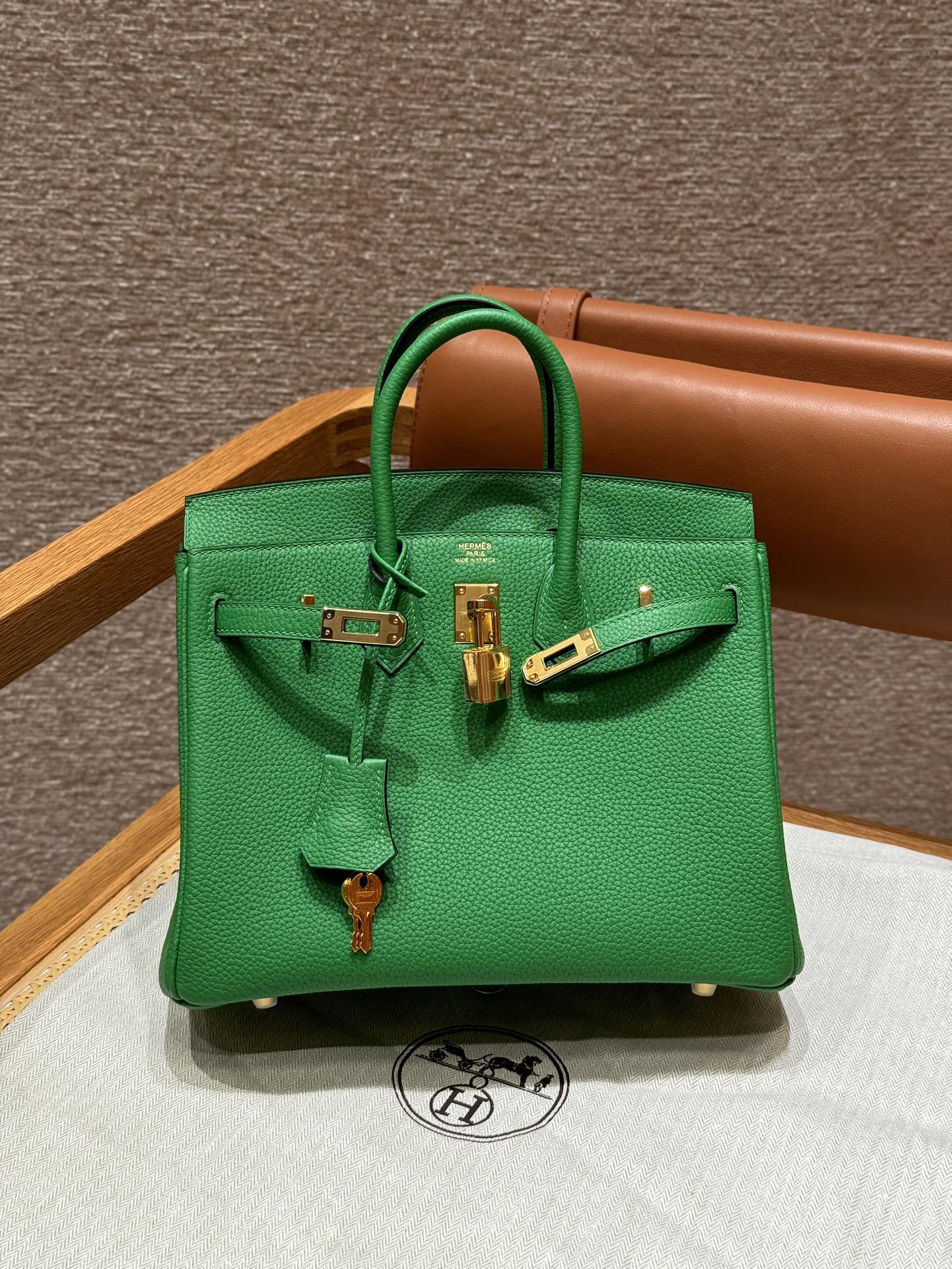 Hermès Birkin 1KBambou Handbag (Handmade to Order)