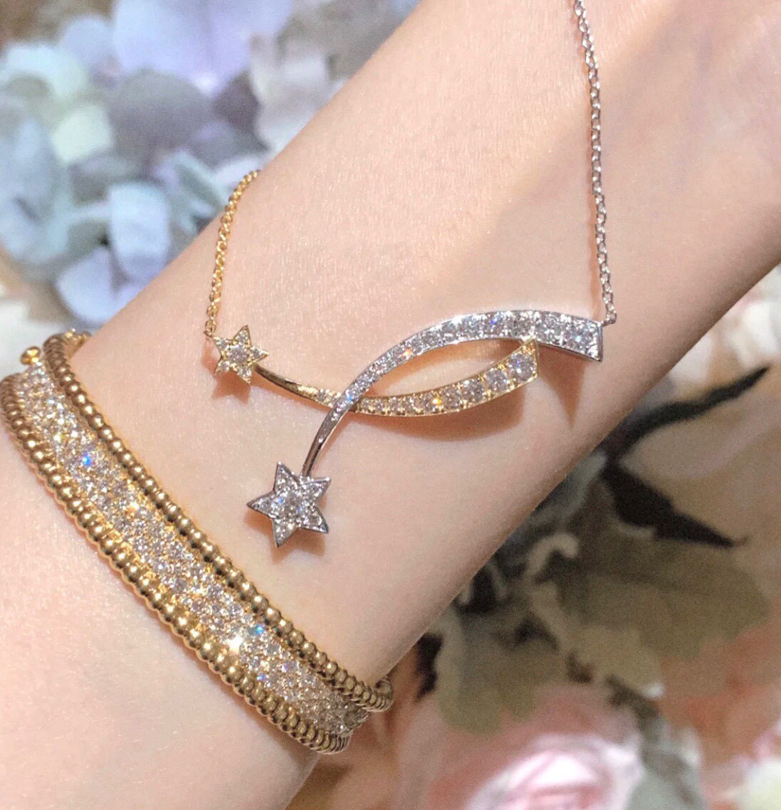 Chanel Comet Shooting Star Necklace