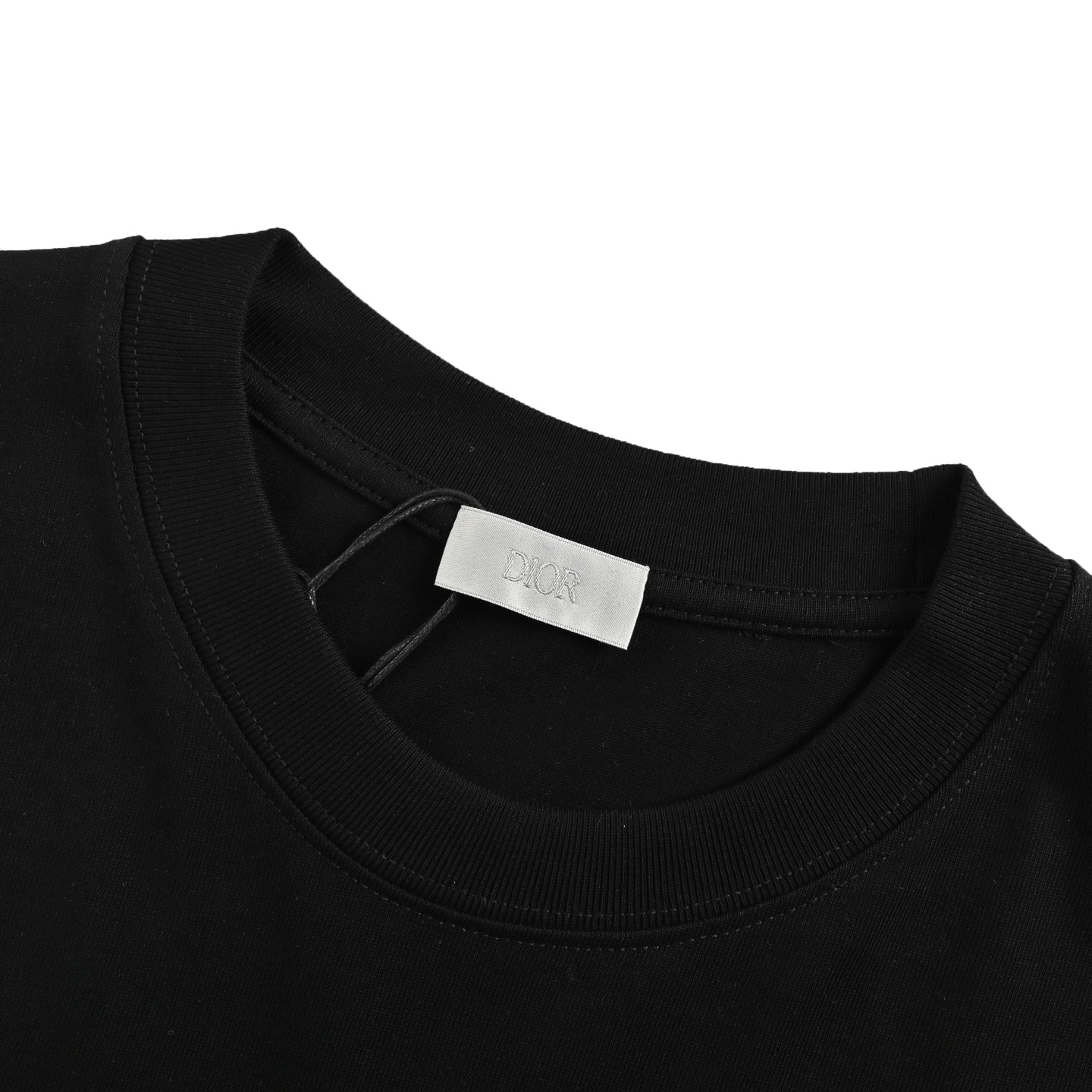 Dior monogram patch embroidered letter short sleeve