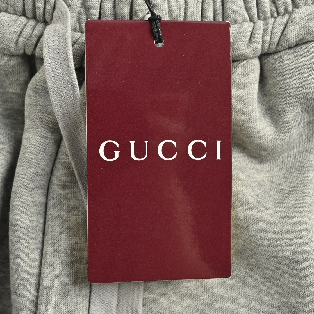 Gucci Grey Web Trousers Set