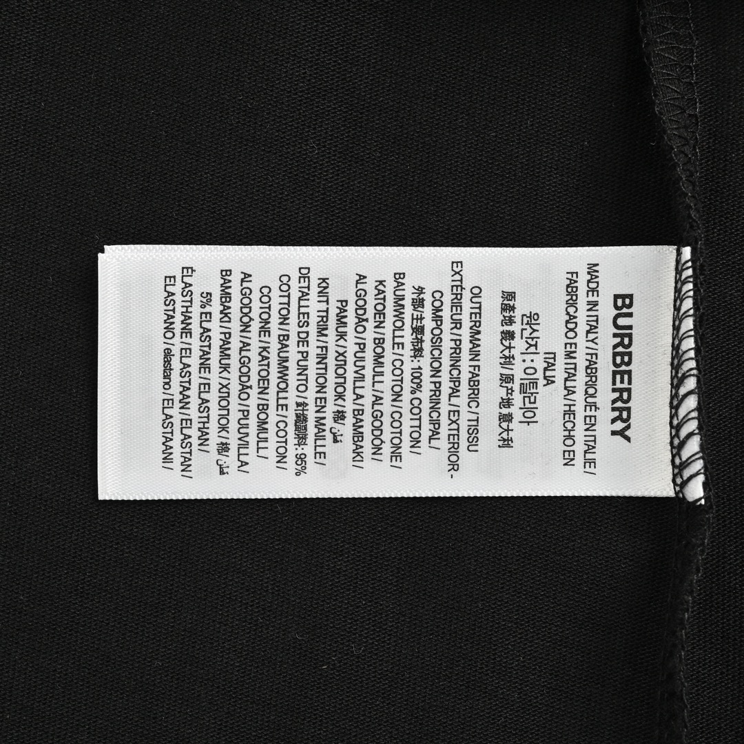 Burberry 24ss hem patch warhorse label short sleeve