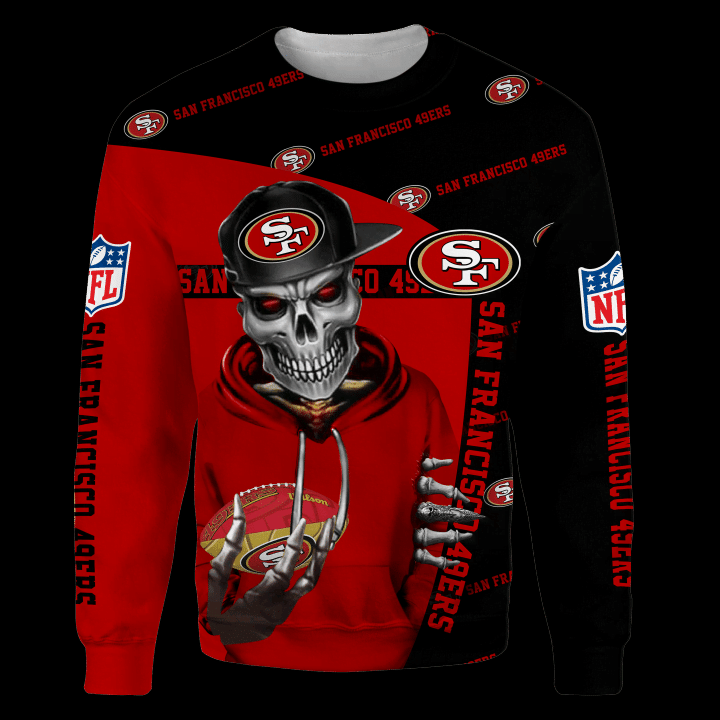 SAN FRANCISCO 49ERS 3D HOODIE SSFF49014
