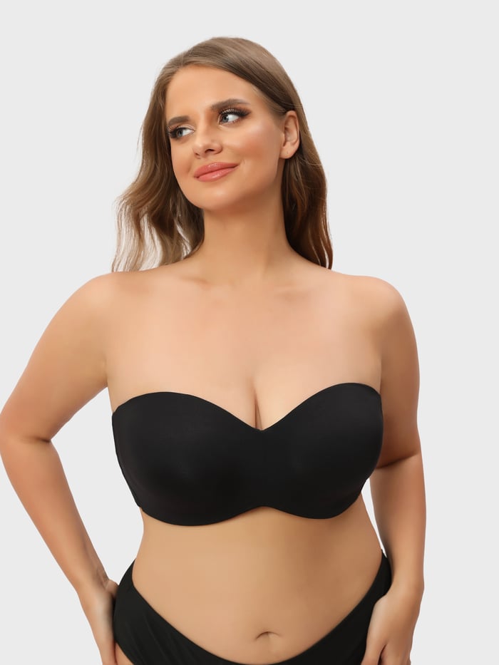 💥Last Day Promotion-[SAVE 50% OFF]--Full Support Non-Slip Convertible Bandeau Bra--BUY 2 GET 10% OFF & FREE SHIPPING