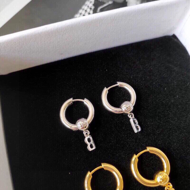 Balenciaga hoop earrings