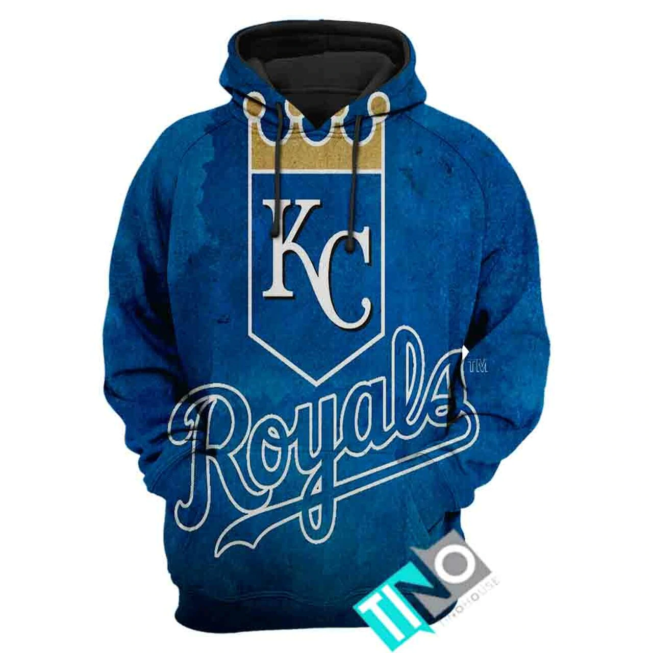 KANSAS CITY ROYALS 3D CASUAL HOODIE 103