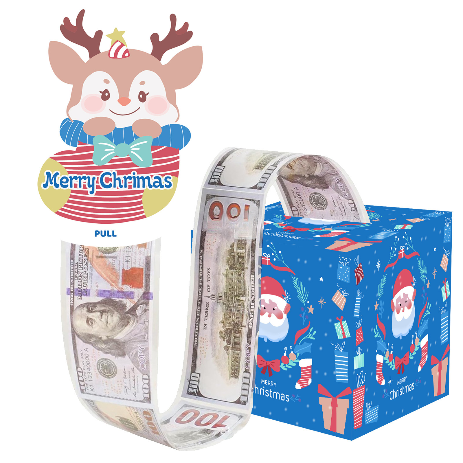🎄Early Christmas Sale 49% OFF🎄Christmas Money Box for Cash Gift