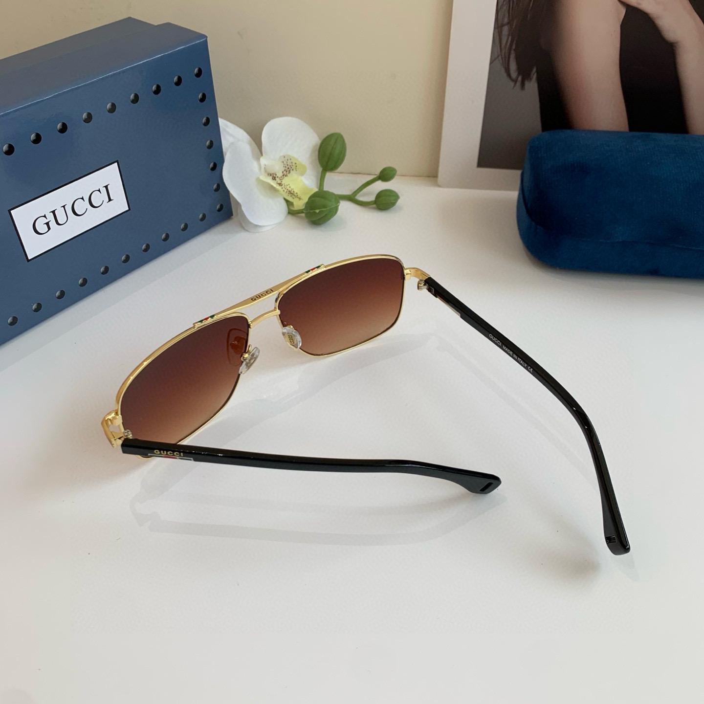 Gucci Round Frame Sunglasses