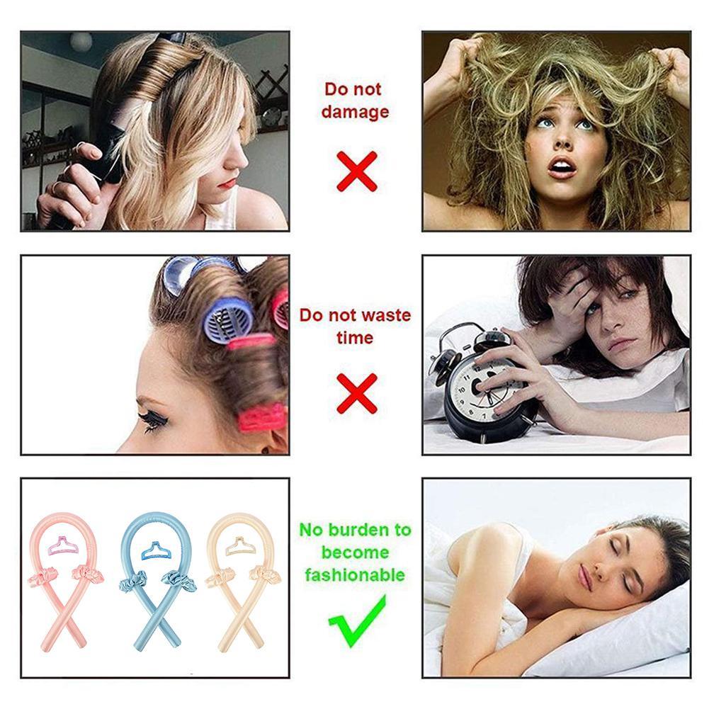 (🔥Christmas Hot Sale-Save 50% OFF)Heatless Curl Ribbon-BUY 2 FREE SHIPPING