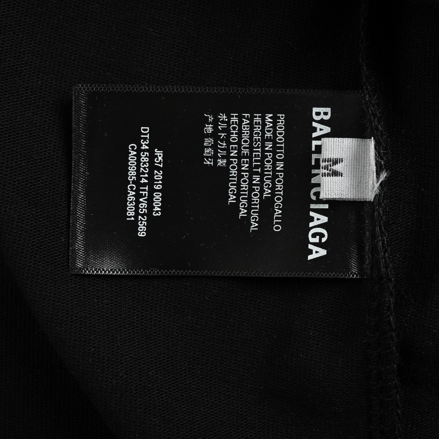 Balenciaga diamond earphones short sleeves