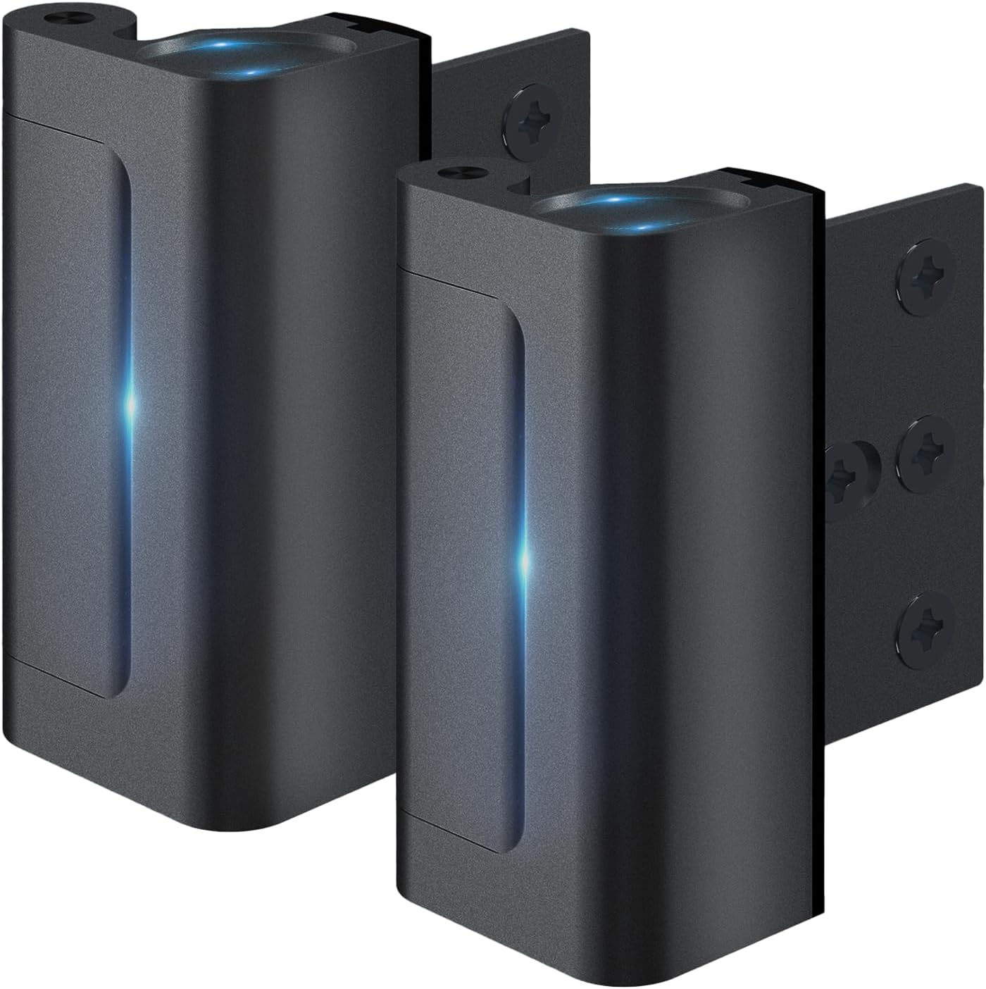 2 Pack Home Security Door Lock Withstand 800 Ibs for Inward Swinging Door, Door Reinforcement Lock With 8 Screws to Prevent Unauthorized Entry