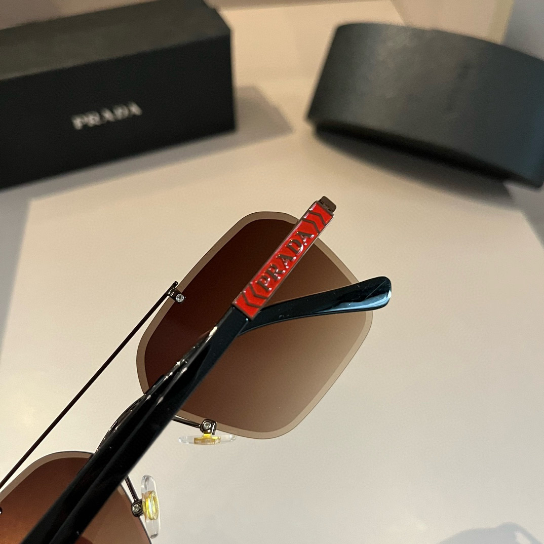 Prada rimless sunglasses
