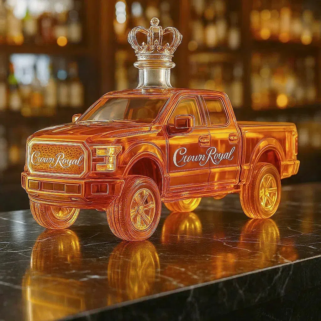 Pickup Truck Whiskey Bottle