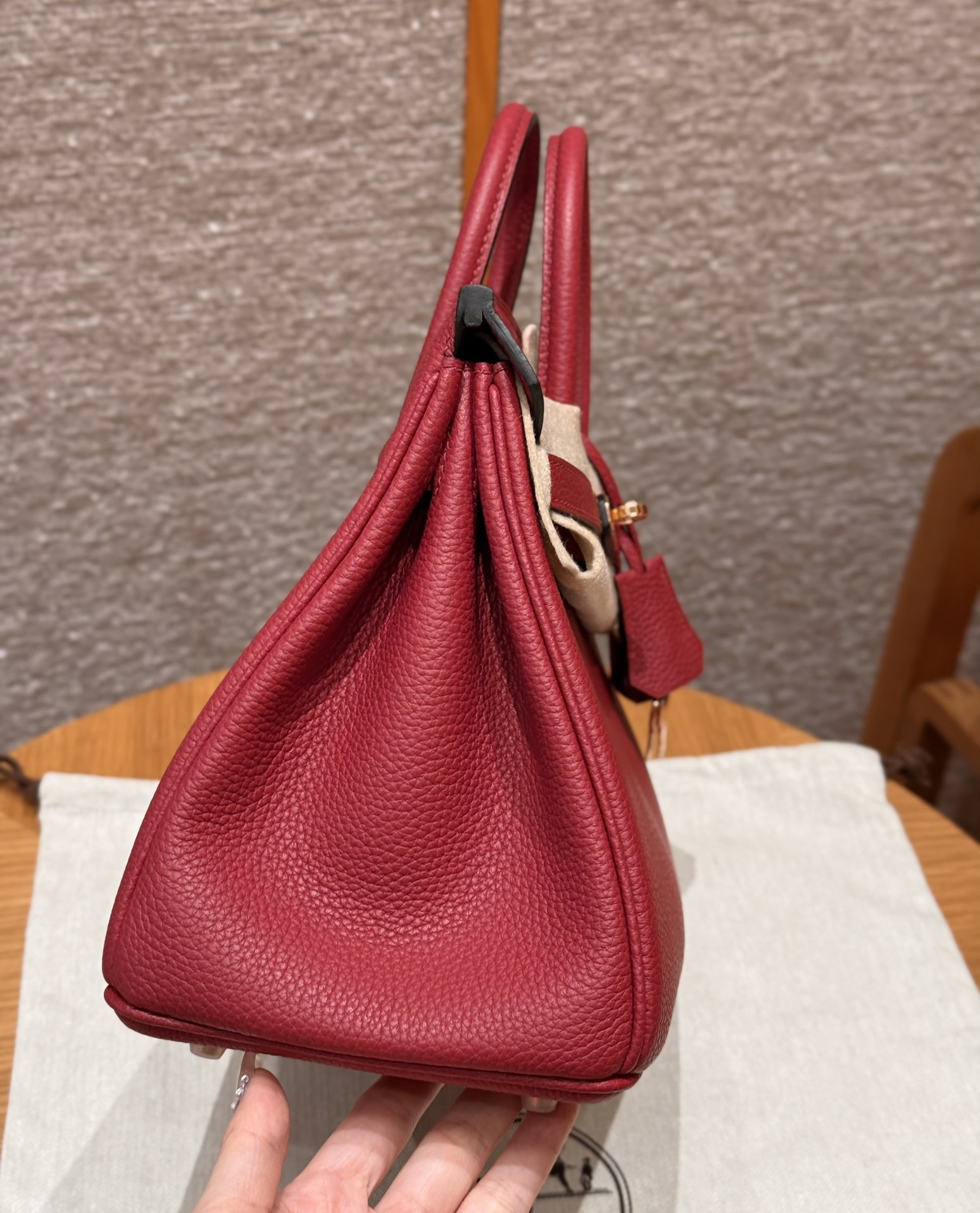 Hermès Birkin B5Ruby Handbag (Handmade to Order)
