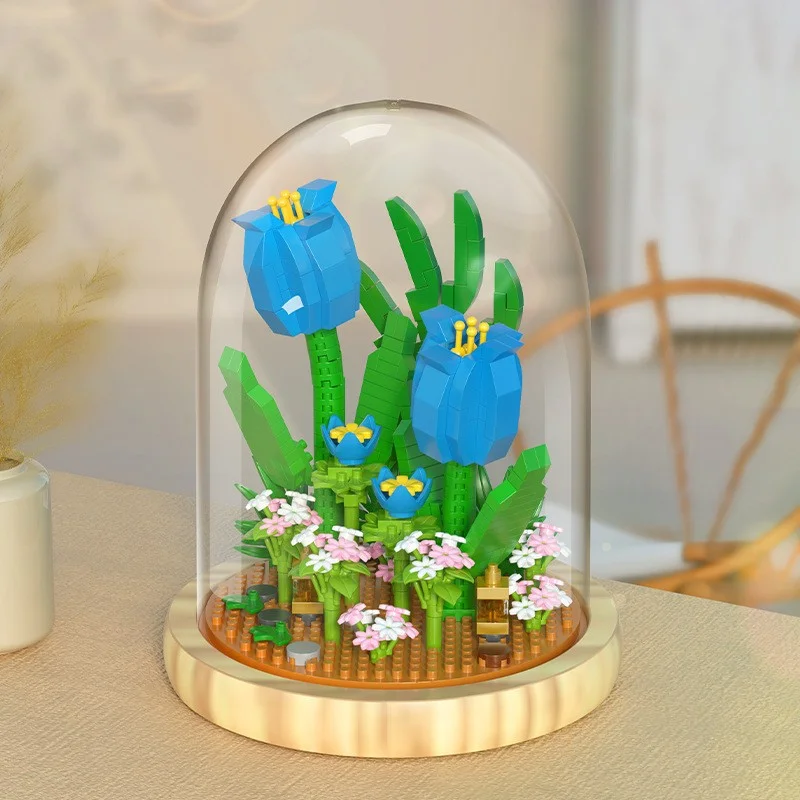 Flowers Bouquet Building Blocks Set