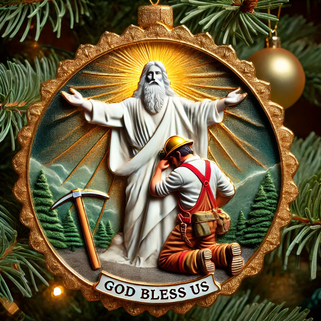 God Bless Us Ornament