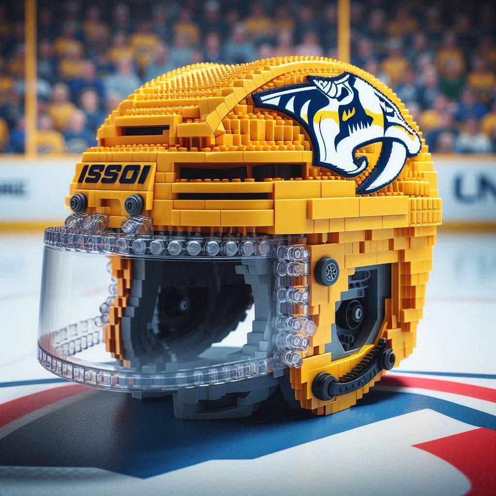 NHL LEGO Building Block Helmet