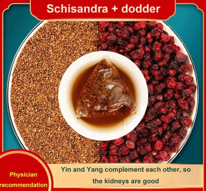 🔥Hot Sale Now-SAVE 50% OFF🔥Five Flavors Wolfberry Tea(Kidney Tea)-1Box/30 Packs