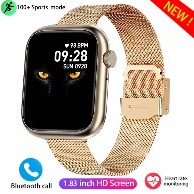 2024 New Women's Sport 1.85-inch smartwatch Women's Cycle Reminders HD Bluetooth Calls Men's smartwatch for Huawei Xiaomi + box