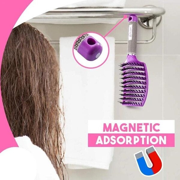 (Mother's Day HOT SALE-50% OFF) Detangler Bristle Nylon Hairbrush -Buy 2 Get Extra 10% OFF