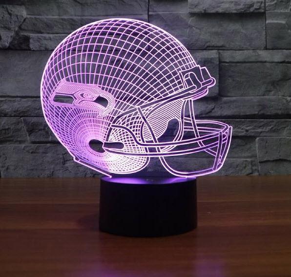 SEATTLE SEAHAWKS 3D LED LIGHT LAMP