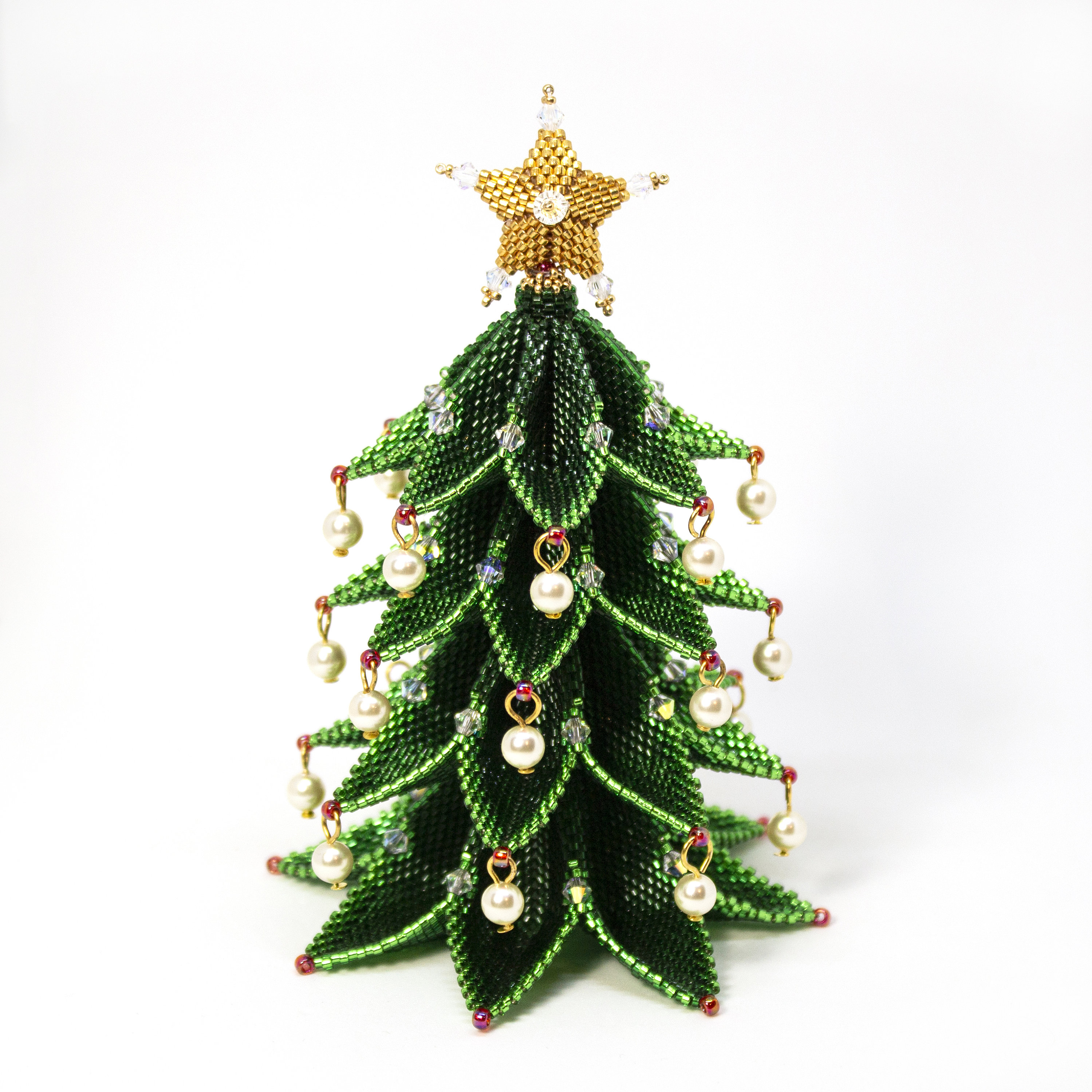 The Hope Christmas Tree - Peyote Stitch - Beading Christmas Tree