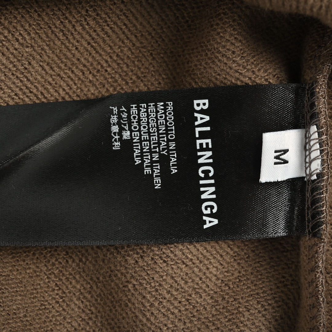 Balenciaga 24Fw graffiti logo print hooded sweatshirt