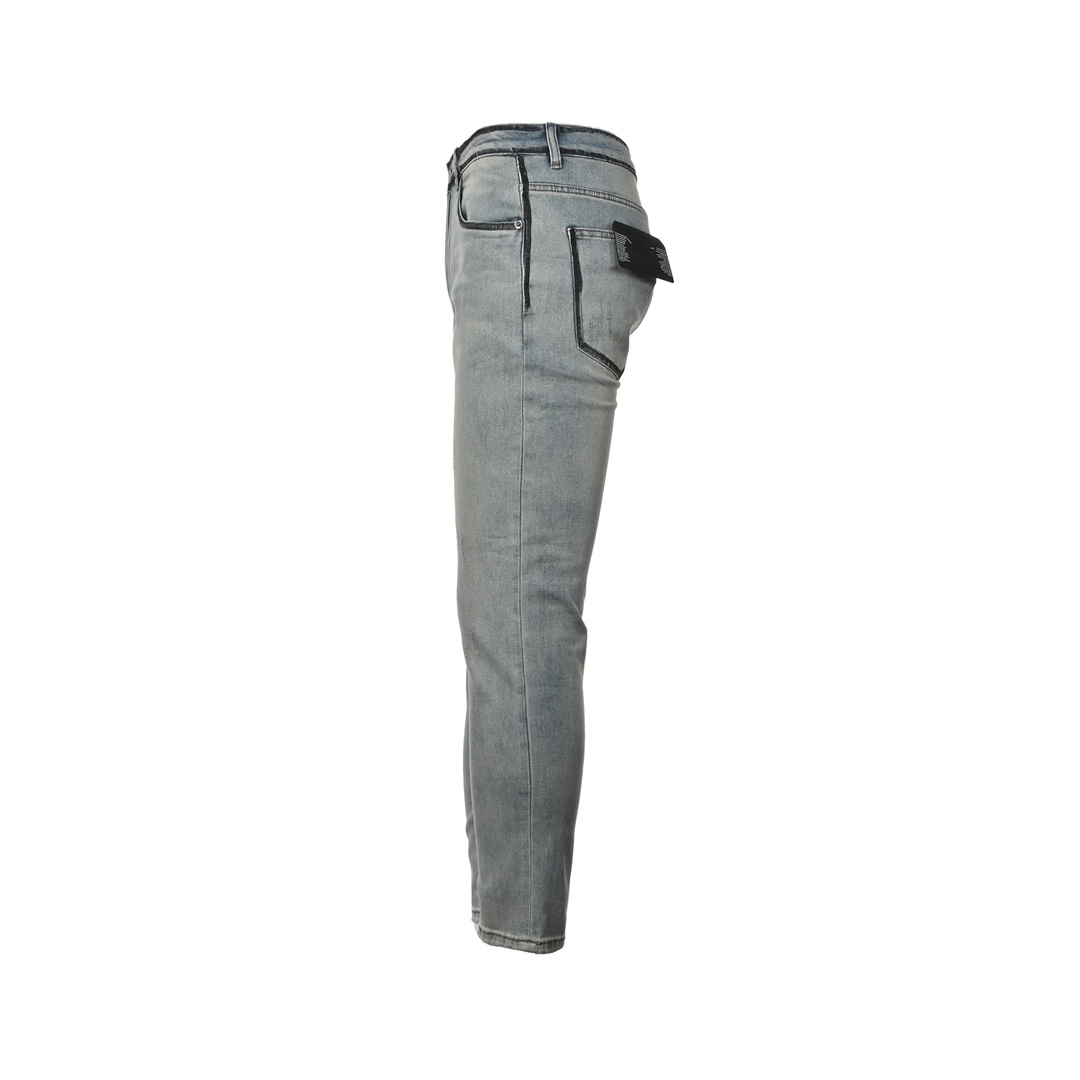 Prada Back Sketch Triangle Logo Jeans