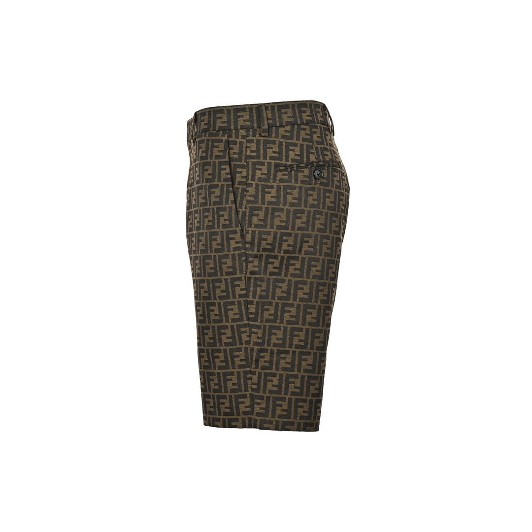Fendi 24ss FF monogram full print jacquard shorts