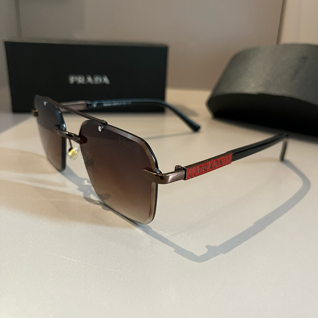 Prada rimless sunglasses