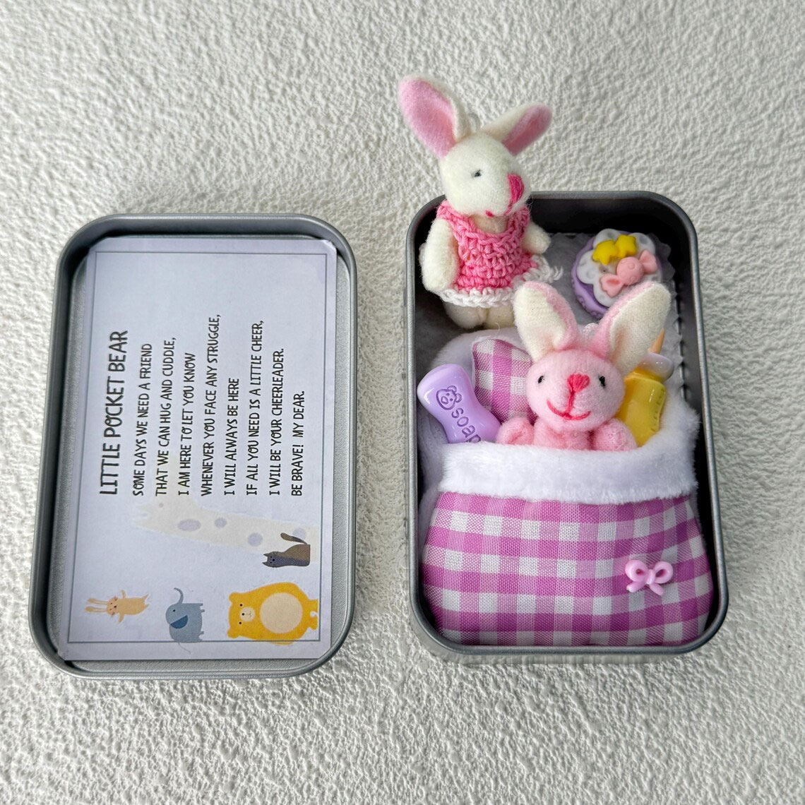 Pocket Plush Bunny Anxiety Pocket Hug