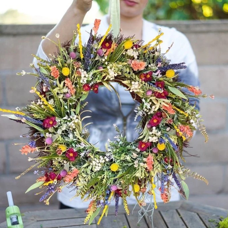 Texas Wildflower wreath