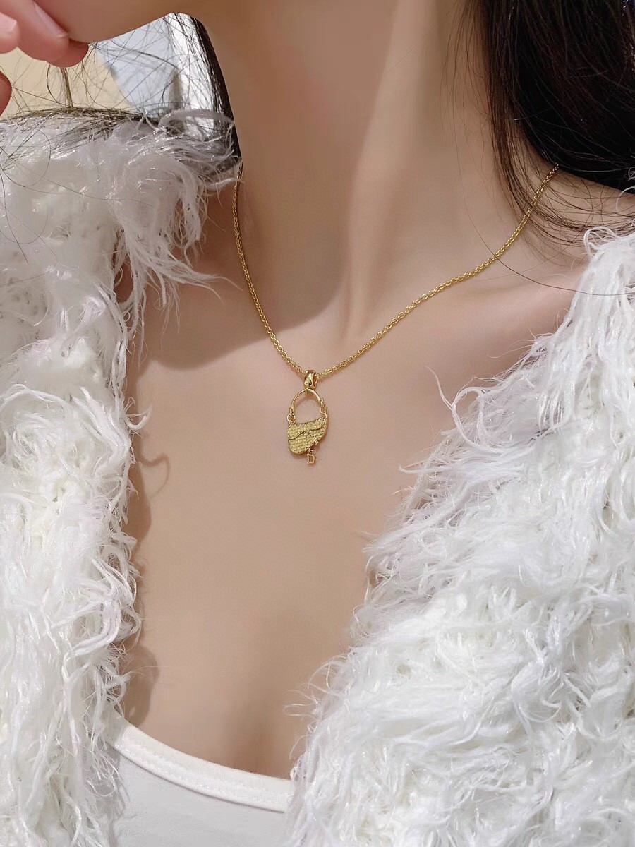 Dior Saddle Bag Necklace