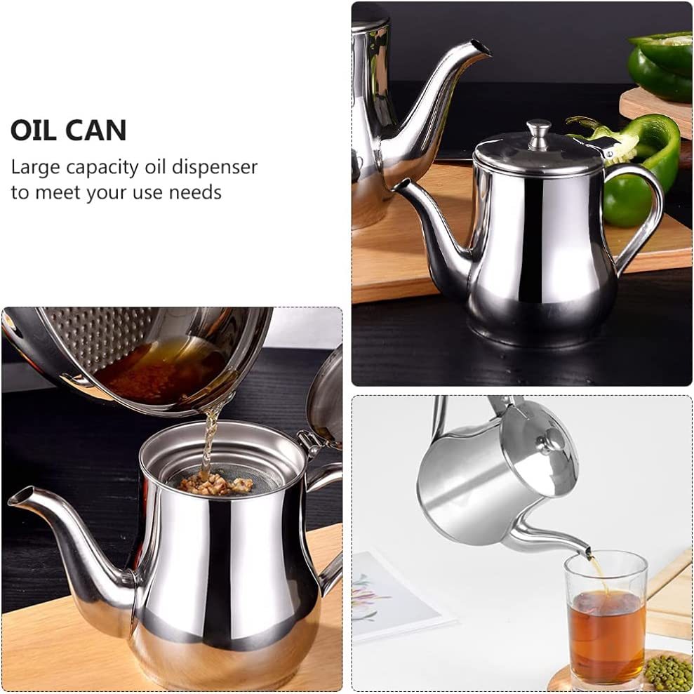 🔥Last Day-[SAVE 50% OFF]-Kitchen Multi-use Stainless Steel Oil Filter Pot-BUY 2 GET 10% OFF & FREE SHIPPING