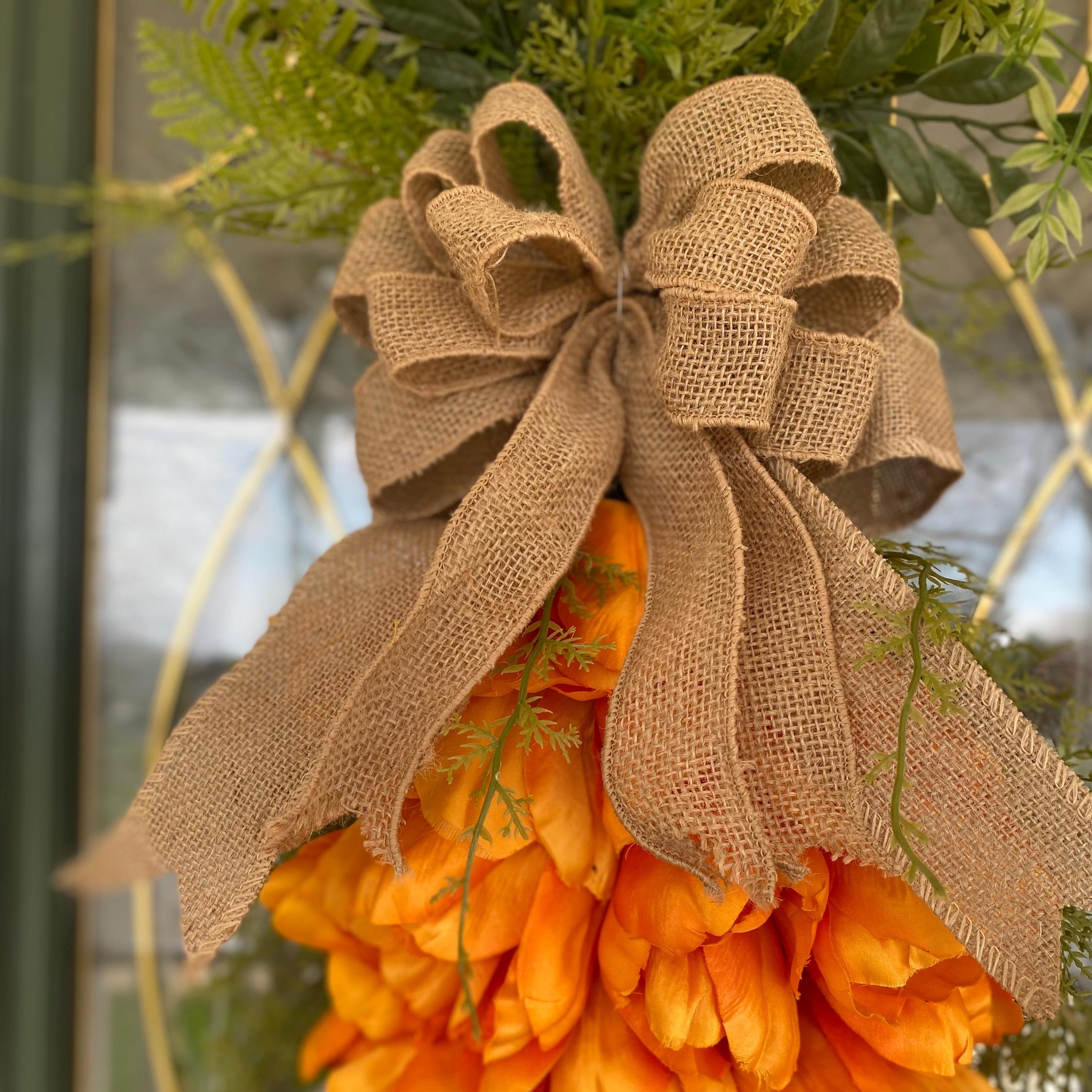🥕🌿 Tulip Carrot Wreath – The Cutest Easter & Spring Welcome! 🐰✨