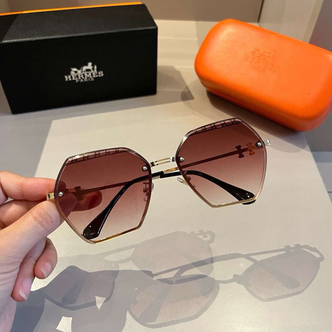 Hermes Square Frame Sunglasses