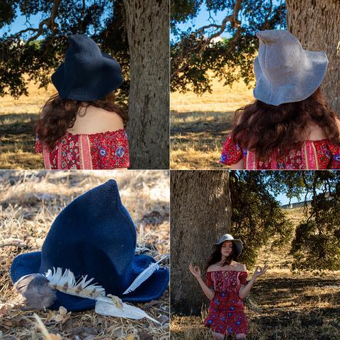 The Modern Witches Hat For Halloween Cosplay Costume And Daily Use(48% Discount)