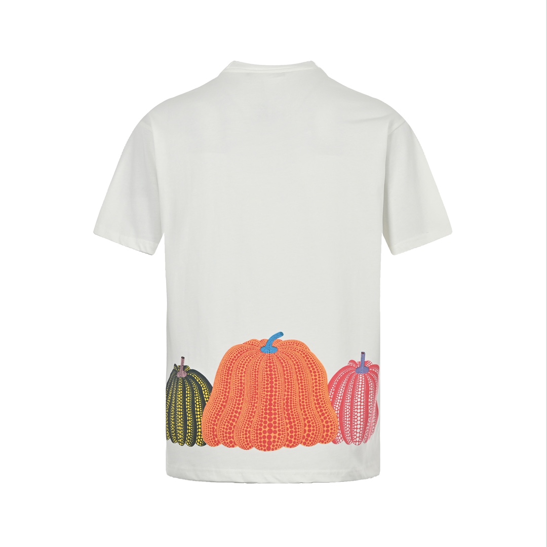 Louis Vuitton & Yayoi Kusama Joint 23ss Pumpkin Print Short Sleeve
