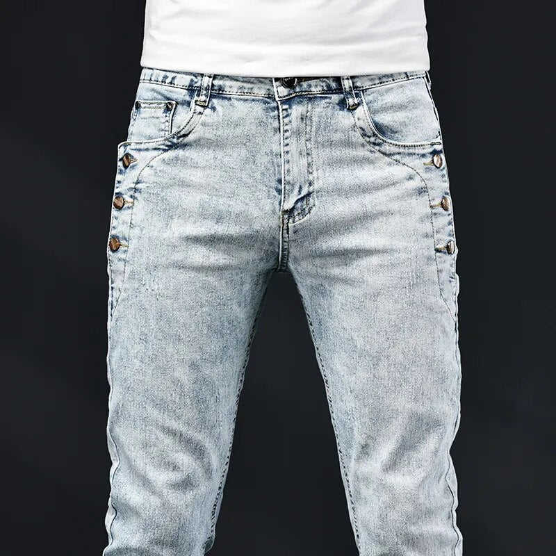 New Men's Slim Fit Denim Jeans