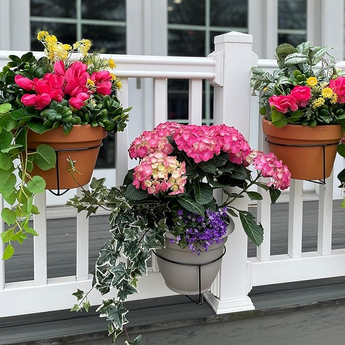 🎍🎍Vertical Railing Floating Plant Hangers