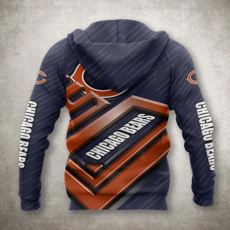 CHICAGO BEARS 3D HOODIE DK4377