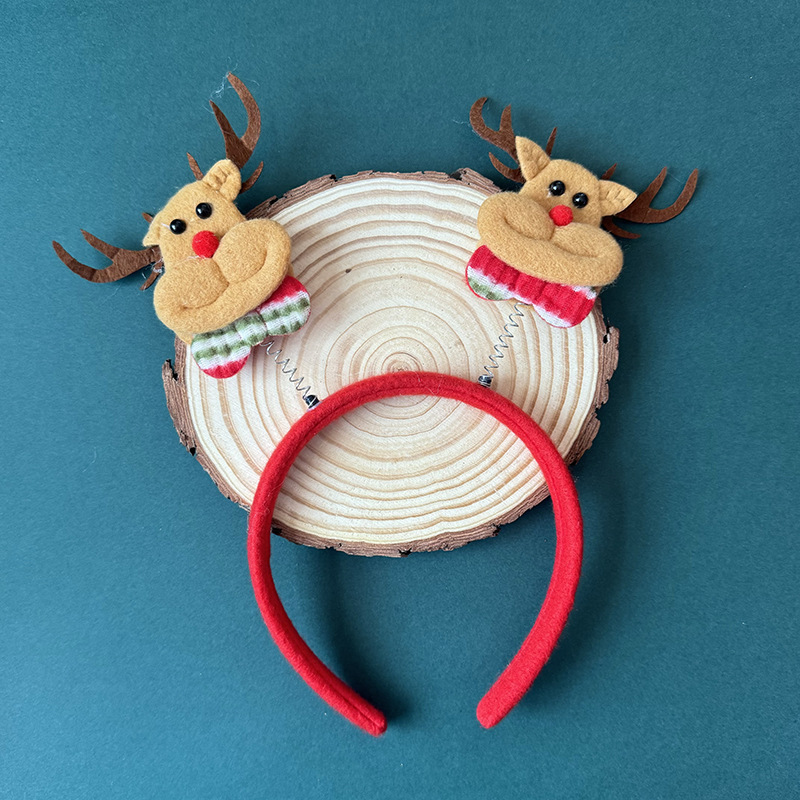 Christmas headband Christmas Headband Cartoon light up headband Christmas hairpin Christmas gift