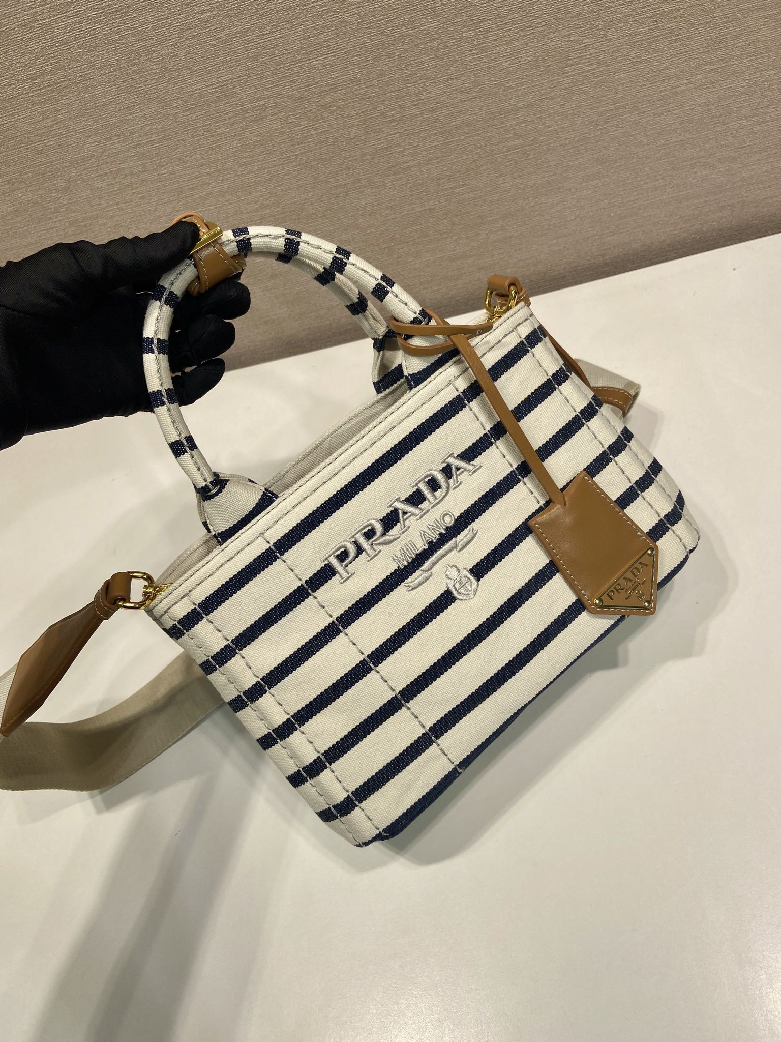 Prada Canvas Mini Bag 1BA038