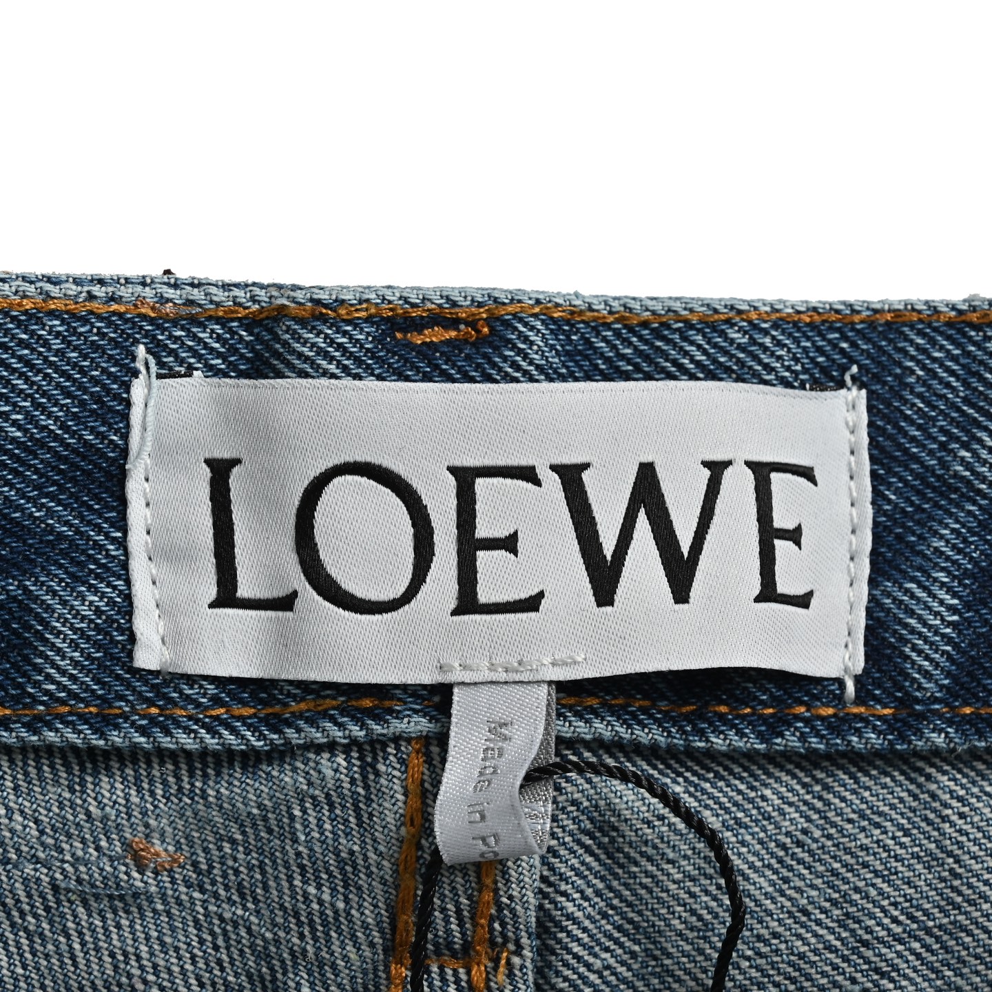 Loewe Anagram denim embroidered jeans