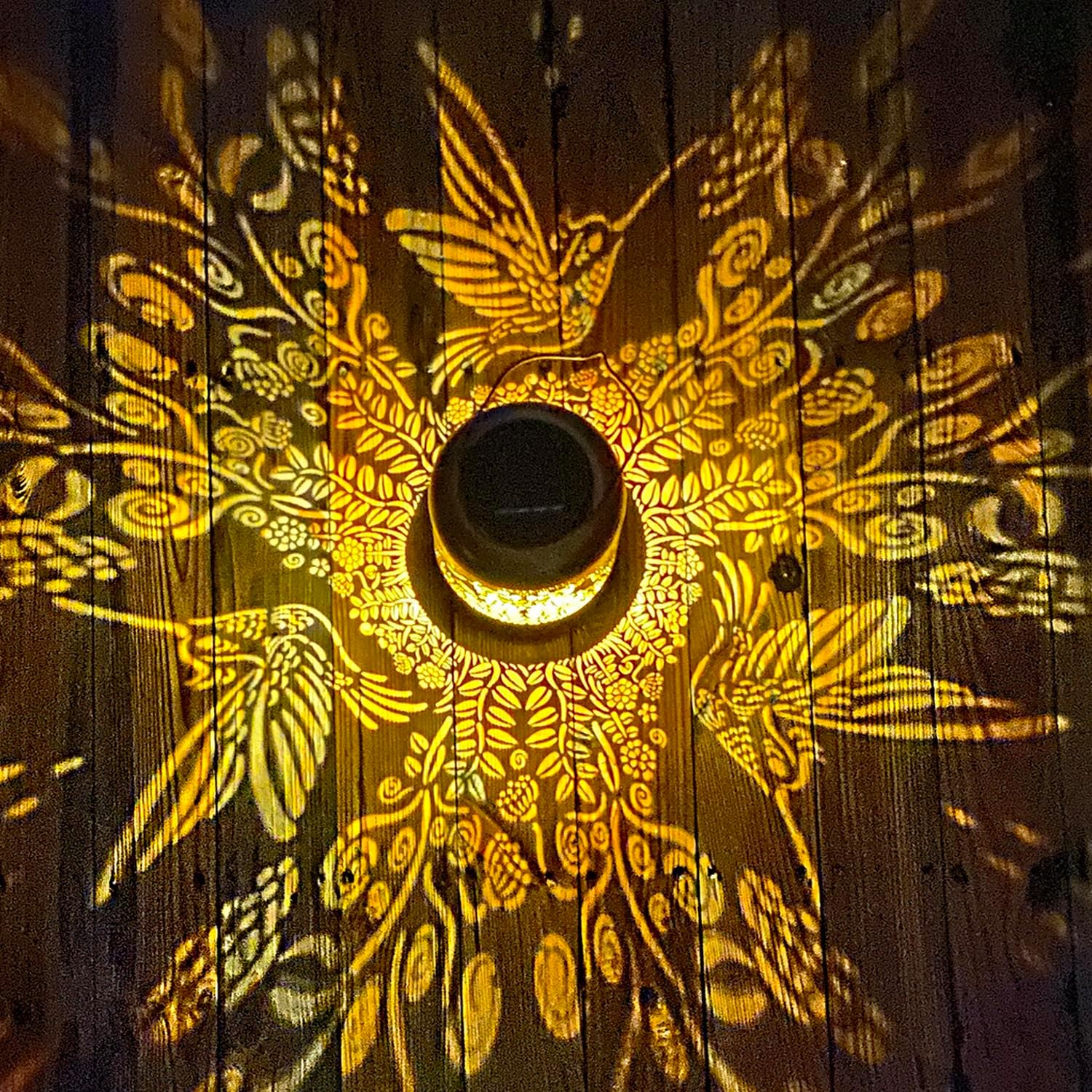 Hummingbird Solar Lanterns Outdoor Waterproof Hanging