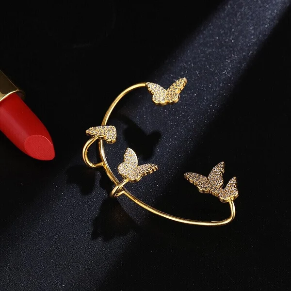 🔥Last Day 50% OFF🔥✨2023 New Release! Butterfly Tassel Style Zircon Earrings