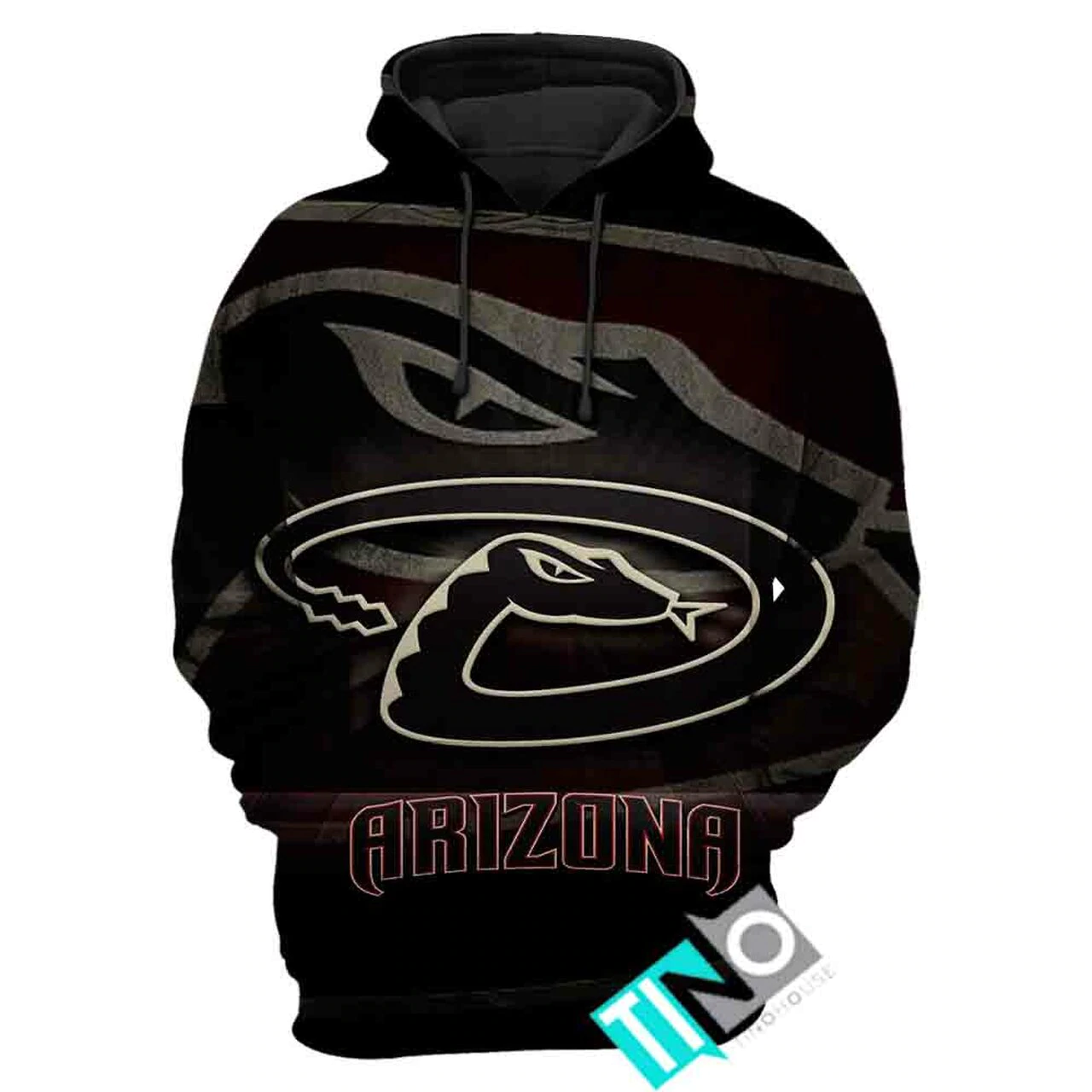 ARIZONA DIAMONDBACKS 3D CASUAL HOODIE 102
