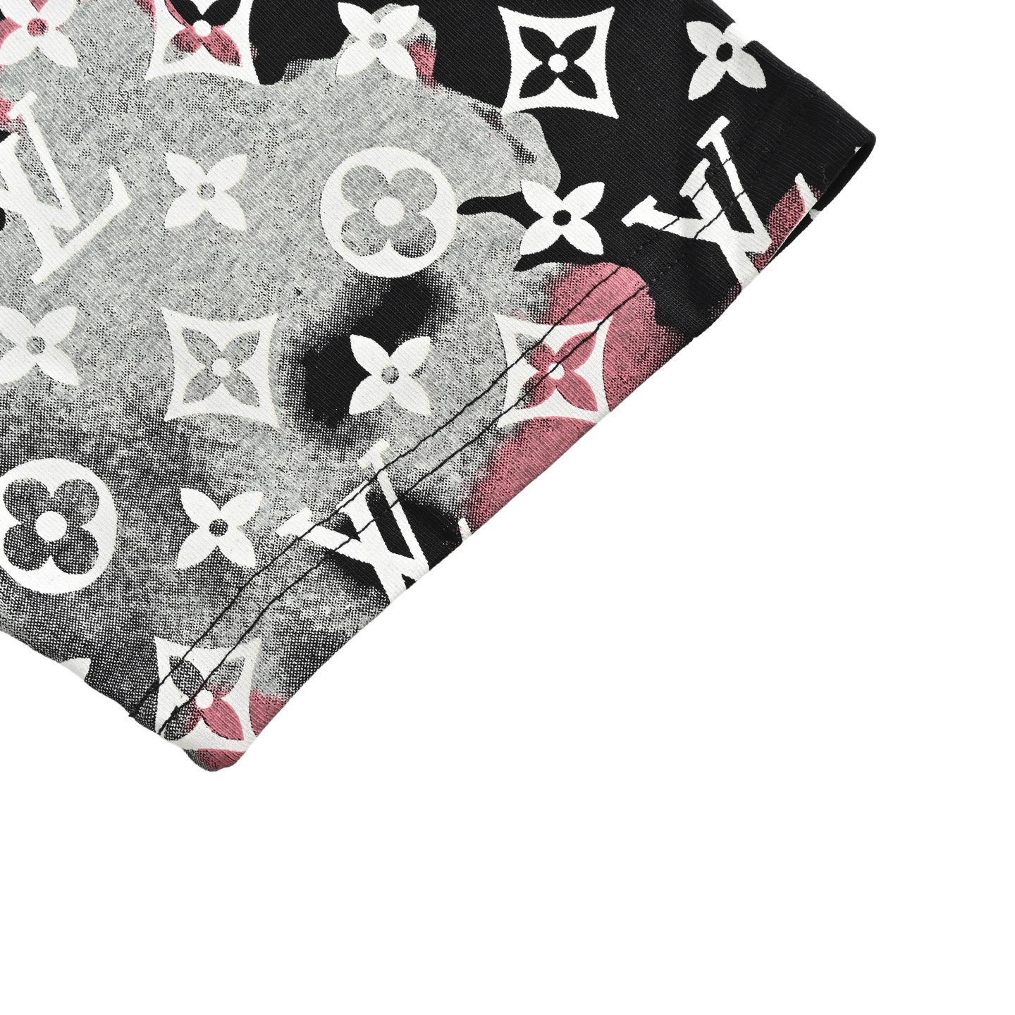 Louis Vuitton 25ss fire cloud monogram full print short sleeve