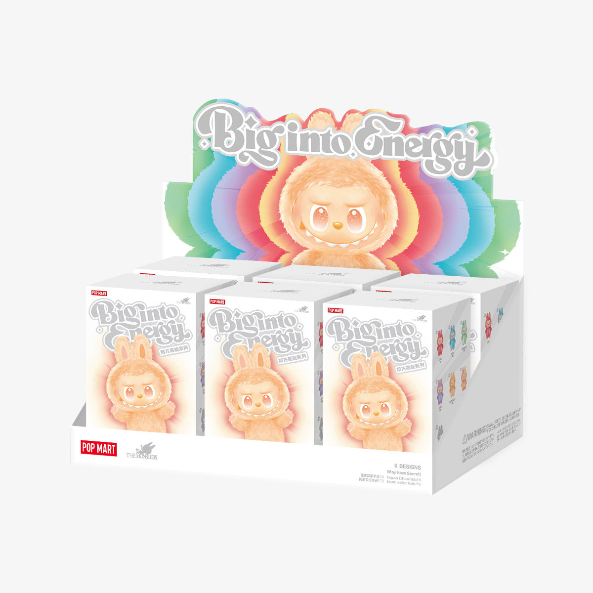POP MART THE MONSTERS Big into Energy Series-Vinyl Plush Pendant [1 Blind Box]